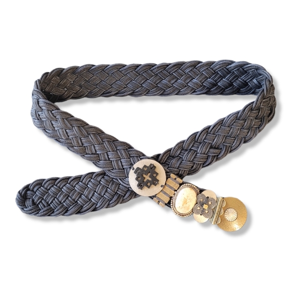 Marjorie Baer San Francisco Accessories - Marjorie Baer San Fransisco Braided Leather Belt, L/XL